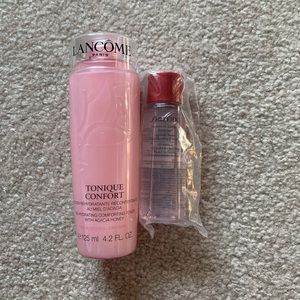 Lots of toners Lancome & Shiseido for dry skin